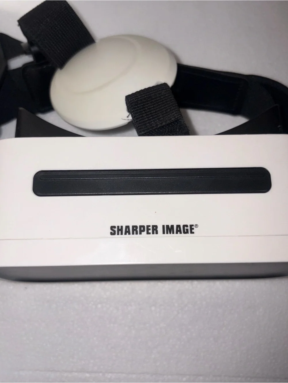 Sharper Image White and Black Mobile VR Headset